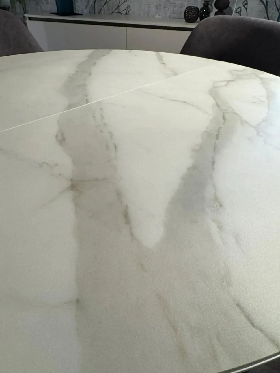 Tavolo in ceramica rotondo Fahrenheit round at109 105 Altacom in offerta outlet