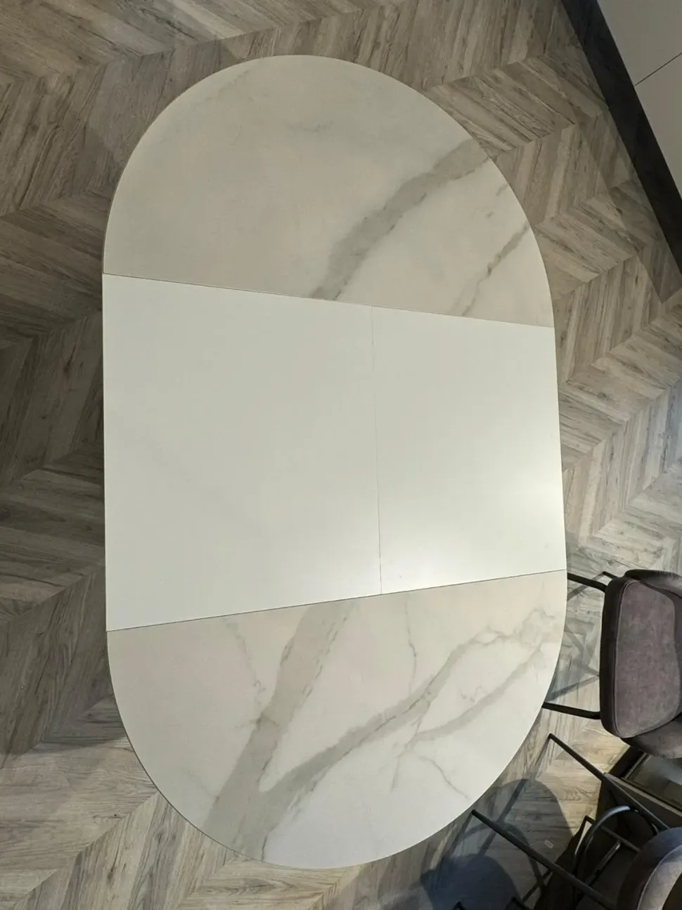 Tavolo in ceramica rotondo Fahrenheit round at109 105 Altacom in offerta outlet