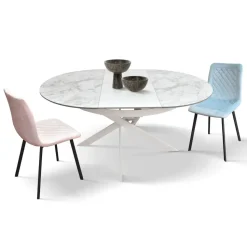 Tavolo in ceramica rotondo Tempor 1940 Collezione esclusiva a prezzo scontato