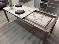 Tavolo in laminato rettangolare Quadrifoglio Scavolini a prezzo ribassato