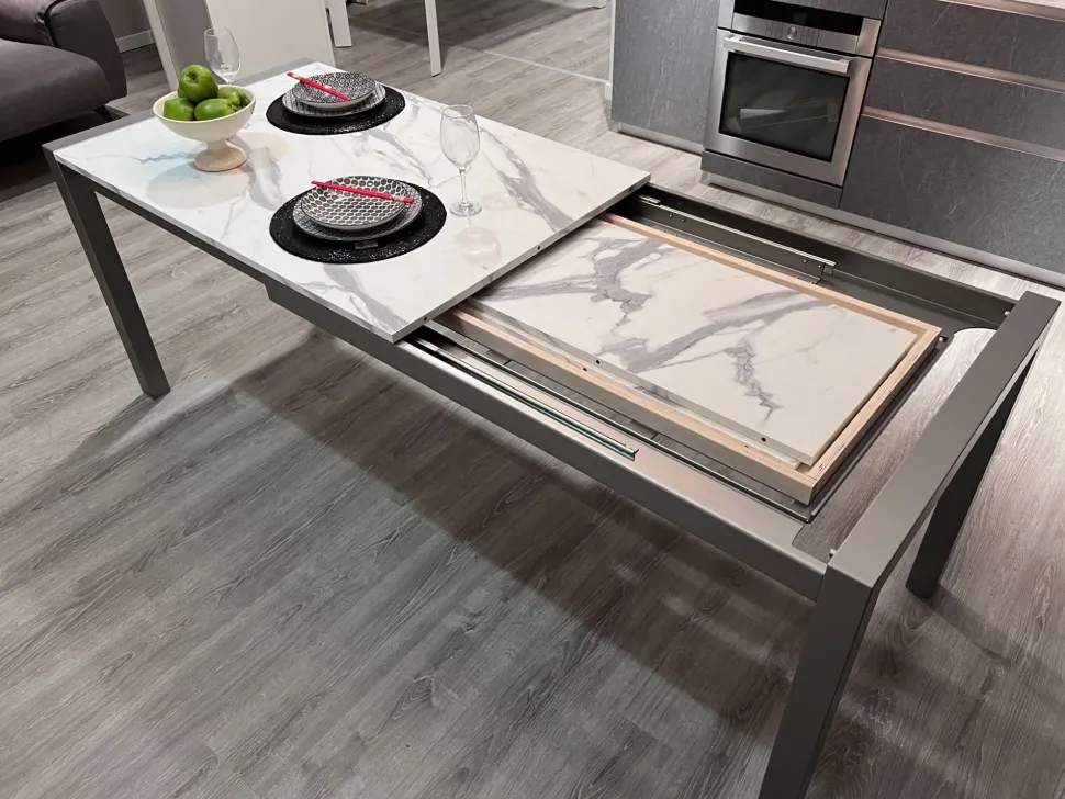 Tavolo in laminato rettangolare Quadrifoglio Scavolini a prezzo ribassato