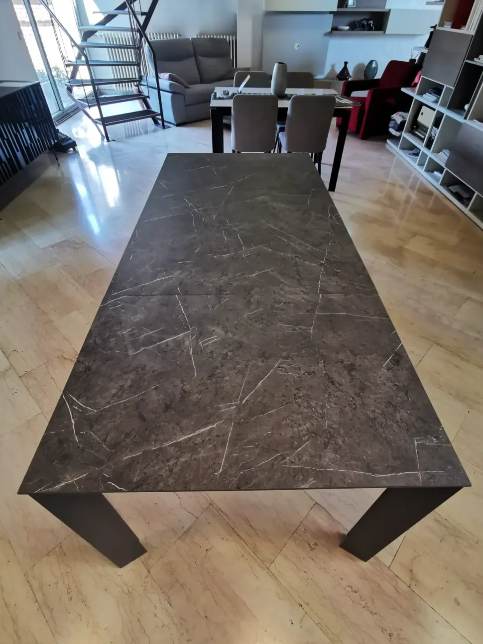 Tavolo in laminato rettangolare Diamante Point house in offerta outlet