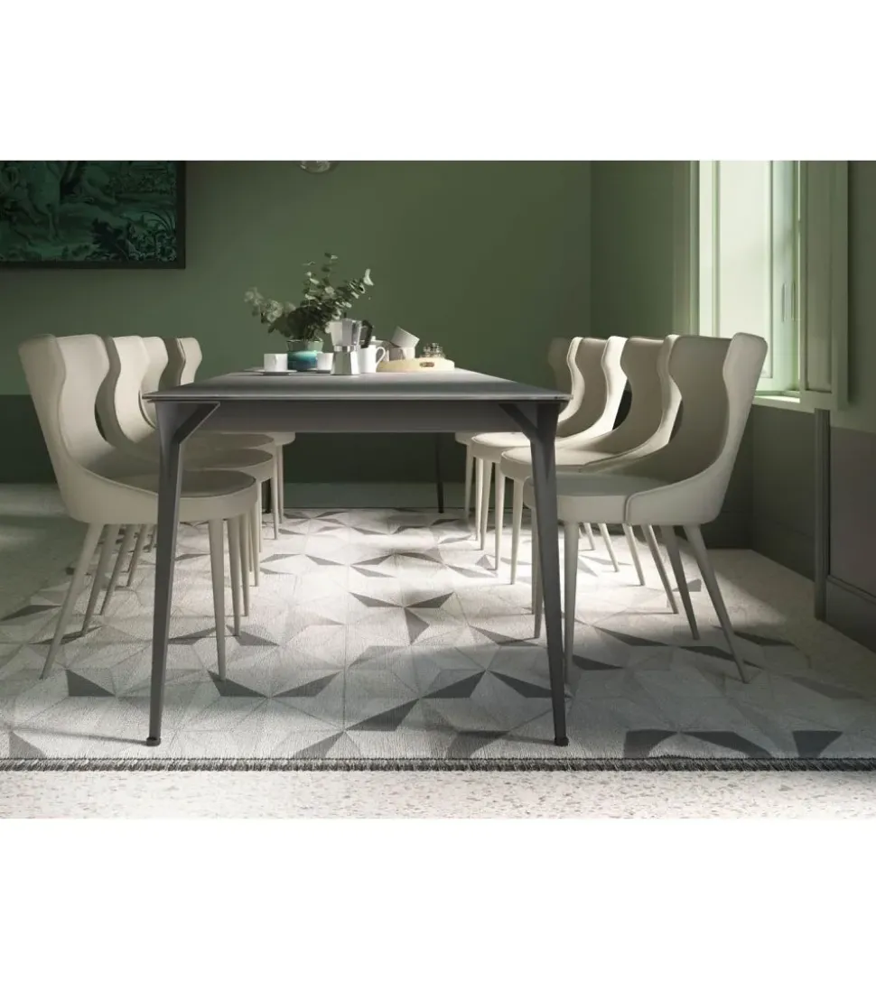Tavolo in laminato rettangolare Hydra * Ambianceitalia in offerta outlet