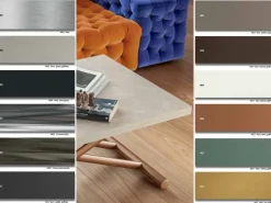 Tavolo in laminato rettangolare Fahrenheit round Altacom a prezzo scontato