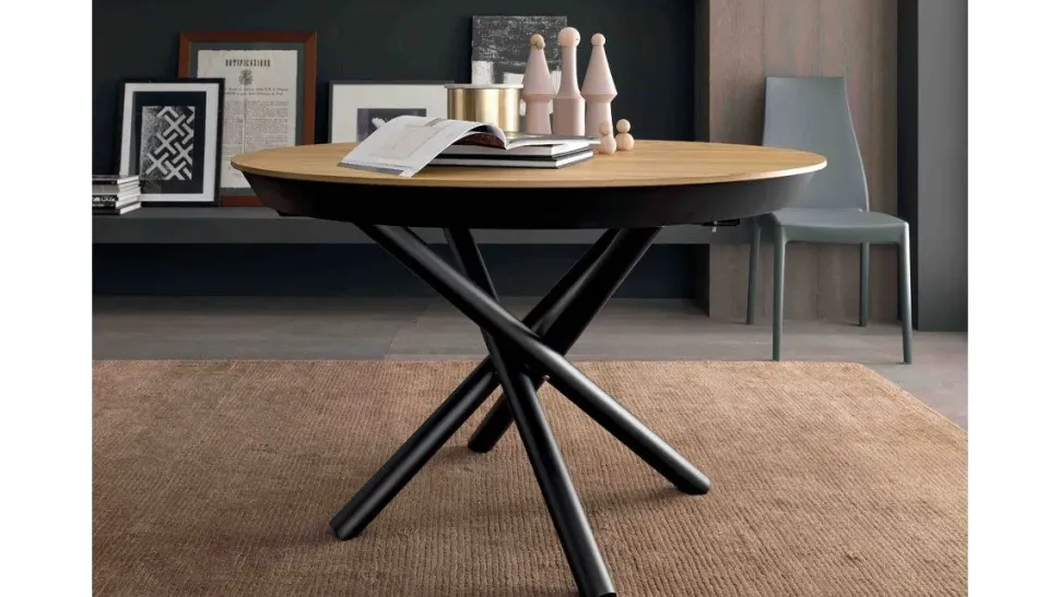 Tavolo in laminato rettangolare Fahrenheit round Altacom a prezzo scontato