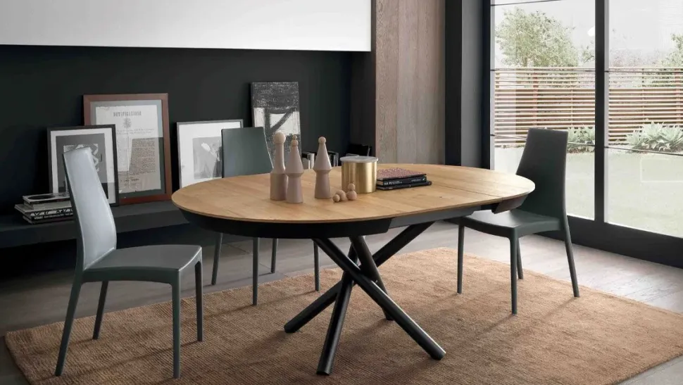 Tavolo in laminato rettangolare Fahrenheit round Altacom a prezzo scontato