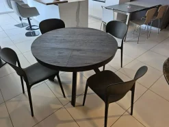 Tavolo in laminato rotondo Petalo Easyline in offerta outlet