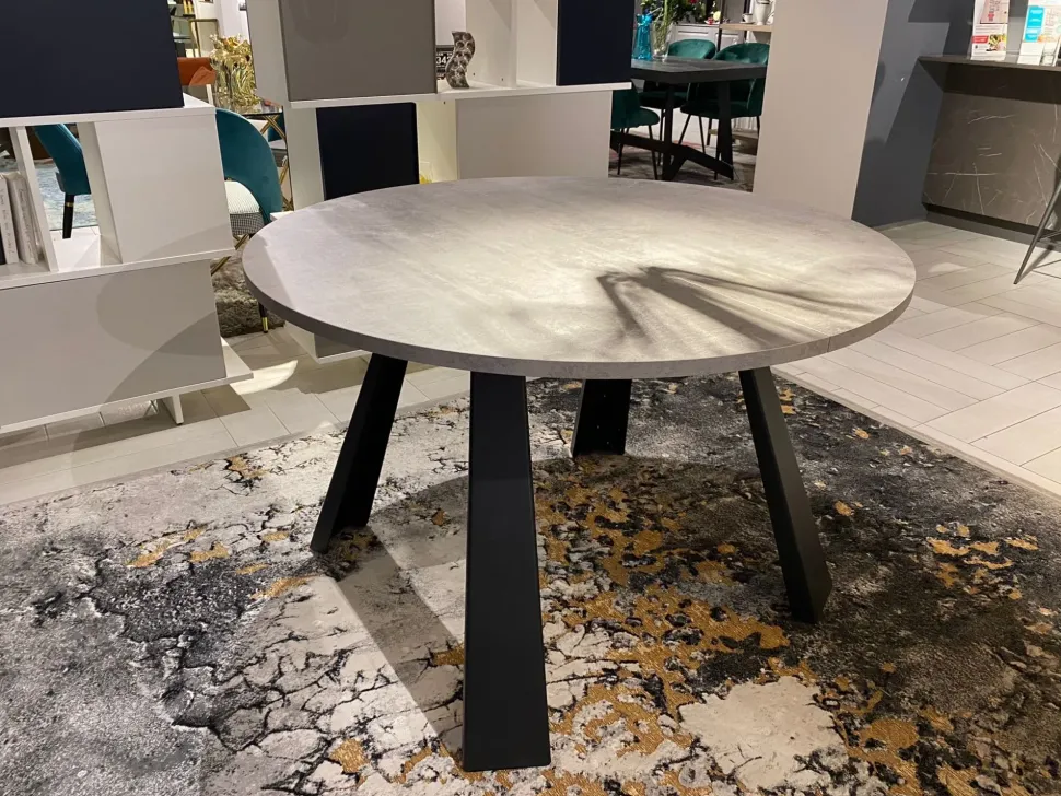 Tavolo in laminato rotondo Saturno La seggiola a prezzo ribassato