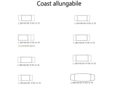 Tavolo in legno e resina rettangolare Coast Zamagna a prezzo scontato