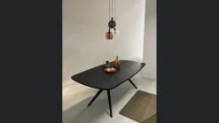 Tavolo in legno ellittico Glamour Fratelli mirandola a prezzo scontato