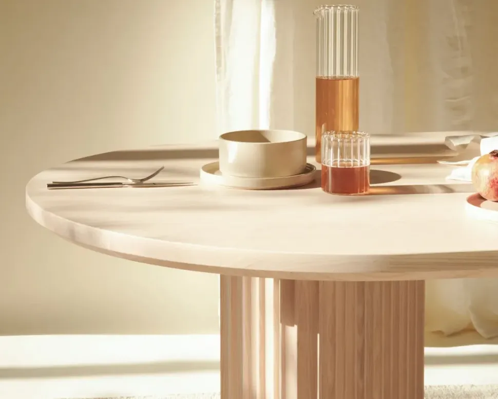 Tavolo in legno ovale Basalto b 200 Dale a prezzo ribassato