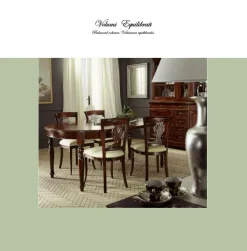 Tavolo in legno ovale Ot502 Parlani a prezzo ribassato