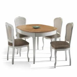 Tavolo in legno ovale Ovalino parquet Collezione esclusiva a prezzo scontato