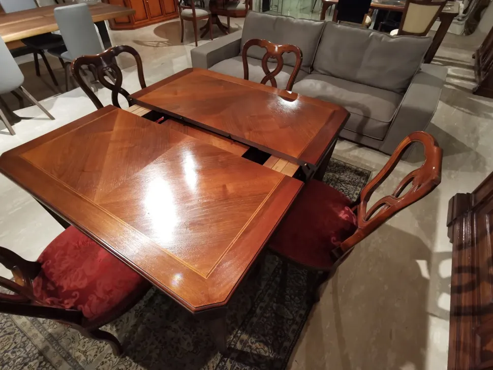 Tavolo in legno quadrato Art. 154/b Decor art a prezzo ribassato