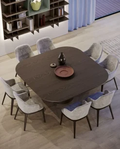 Tavolo in legno quadrato Mr. big Olivieri a prezzo scontato