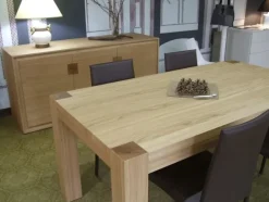 Tavolo in legno rettangolare Rovere Zilio a prezzo ribassato