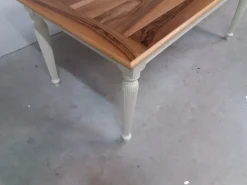 Tavolo in legno rettangolare Modello i solisti Artigianale in offerta outlet