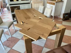 Tavolo in legno rettangolare Stoccolma Lion's in offerta outlet