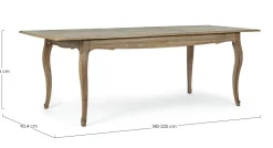 Tavolo in legno rettangolare Tavolo all. domitille Bizzotto a prezzo scontato