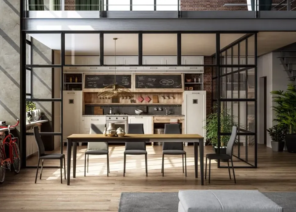 Tavolo in legno rettangolare Tavolo allungabile pranzo miami 10 persone 51 made in italy Md work a prezzo scontato