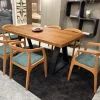 Tavolo in legno rettangolare Tavolo mekano Alta corte in offerta outlet