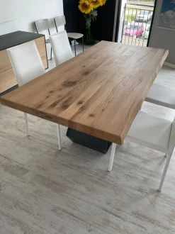 Tavolo in legno rettangolare Tavolo le fablier bangkok 180 rovere invecchiato Le fablier in offerta outlet