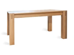 Tavolo in legno rettangolare Massiccio Artigianale in offerta outlet