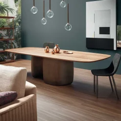 Tavolo in legno rettangolare Mellow Bonaldo a prezzo scontato