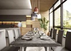 Tavolo in legno rettangolare Agape Ozzio in offerta outlet