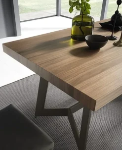 Tavolo in legno rettangolare Sipario 160 Altacom in offerta outlet