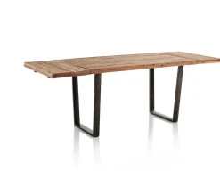 Tavolo in legno rettangolare Tavolo allungabile sawer industrial legno e ferro in offerta Outlet etnico a prezzo scontato