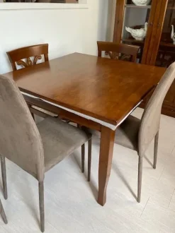 Tavolo in legno rettangolare Memorie Fgf mobili in offerta outlet