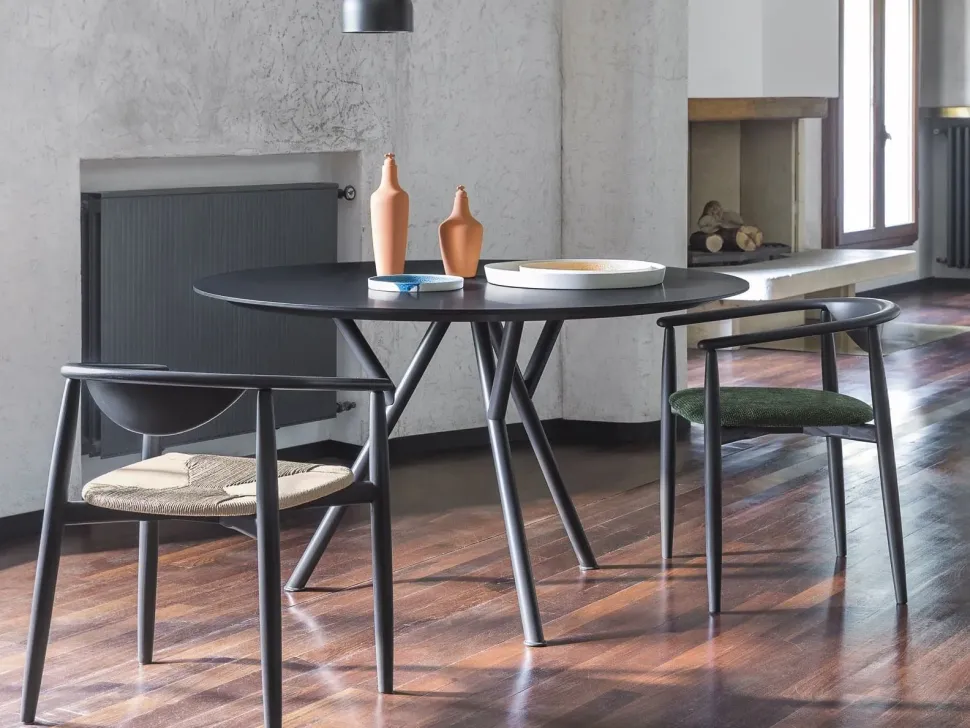 Tavolo in legno rotondo Sunny design Novamobili a prezzo scontato