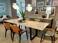 Tavolo in marmo rettangolare Bolero Poltrona frau in offerta outlet