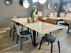 Tavolo in marmo rettangolare Bolero Poltrona frau in offerta outlet