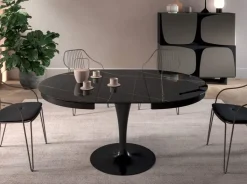 Tavolo in marmo rotondo Eclipse Ozzio a prezzo ribassato