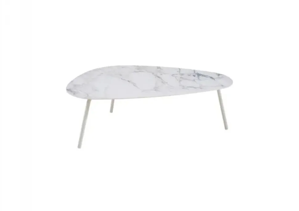 Tavolo in metallo ellittico Terramare Emu a prezzo scontato