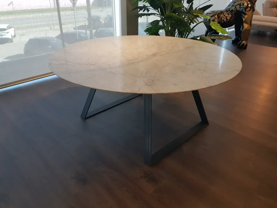 Tavolo in pietra rotondo Blade Modulnova a prezzo scontato