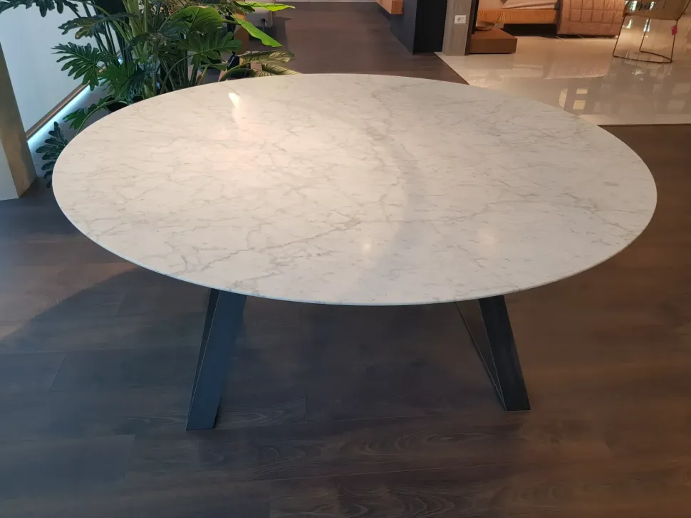Tavolo in pietra rotondo Blade Modulnova a prezzo scontato