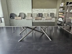 Tavolo in vetro rettangolare Random marble Ozzio a prezzo scontato