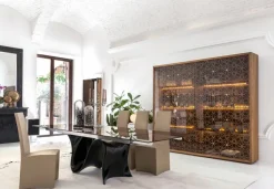 Tavolo in vetro rettangolare Wave Tonin casa a prezzo ribassato