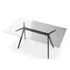 Tavolo in vetro rettangolare Tavolo baguette 90x180 piano in cristallo magis Magis in offerta outlet