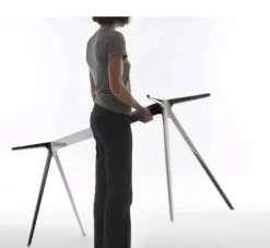 Tavolo in vetro rettangolare Tavolo baguette 90x180 piano in cristallo magis Magis in offerta outlet