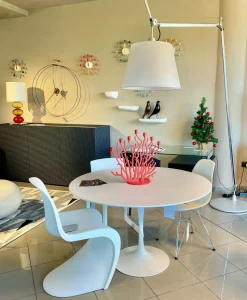 Tavolo Knoll saarinen rotondo Knoll in OFFERTA OUTLET -28%