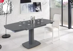 Tavolo Kyoto Stones in vetro allungabile, sconto 36%. Perfetto per l'architetto moderno.