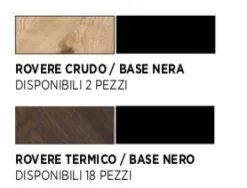 Tavolo Lux ovale cic Md work in OFFERTA OUTLET -51%