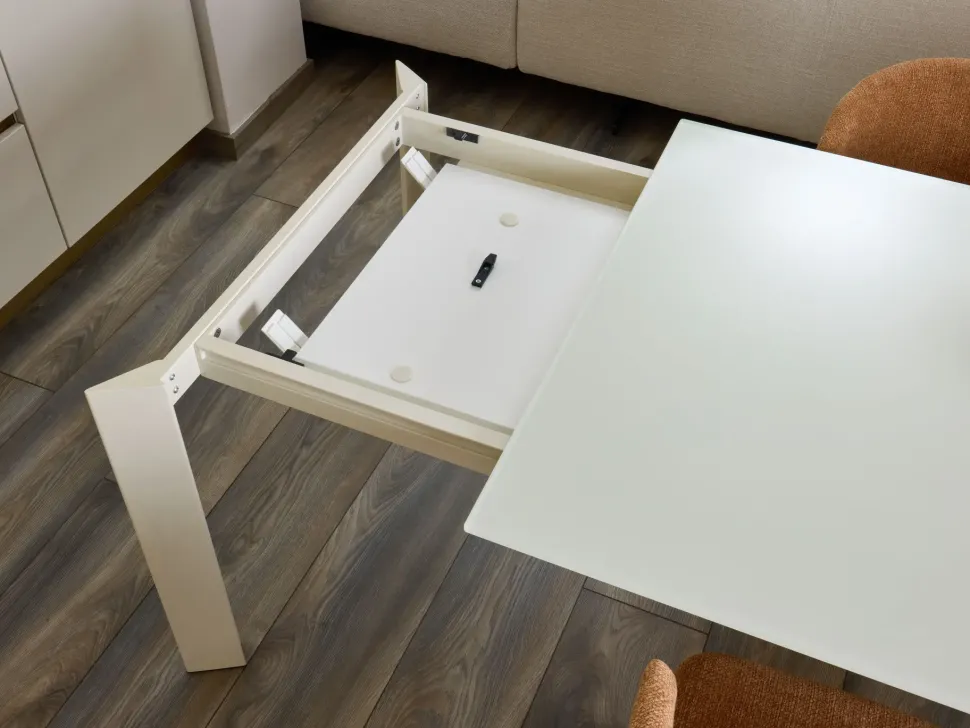 Tavolo Main outlet Diotti.com in vetro Rettangolare allungabile scontato 46%