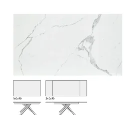 Tavolo Marble Lux: Collezione esclusiva. Prezzo ribassato! Design unico per interni moderni.
