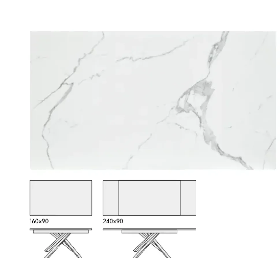 Tavolo Marble Lux: Collezione esclusiva. Prezzo ribassato! Design unico per interni moderni.