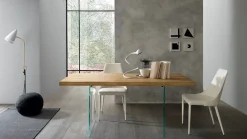 Tavolo Md work Tavolo rovere modello italia  spessore 6.5 PREZZI OUTLET